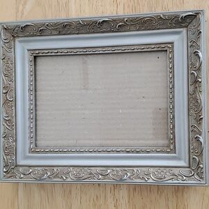 Antiqued Silver Plastic Frame